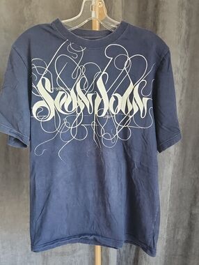 Navy Graphic Short-Sleeve Men’s T-Shirt
